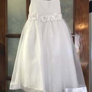 New girls white dress